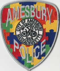 Amesbury Autism Police Patch